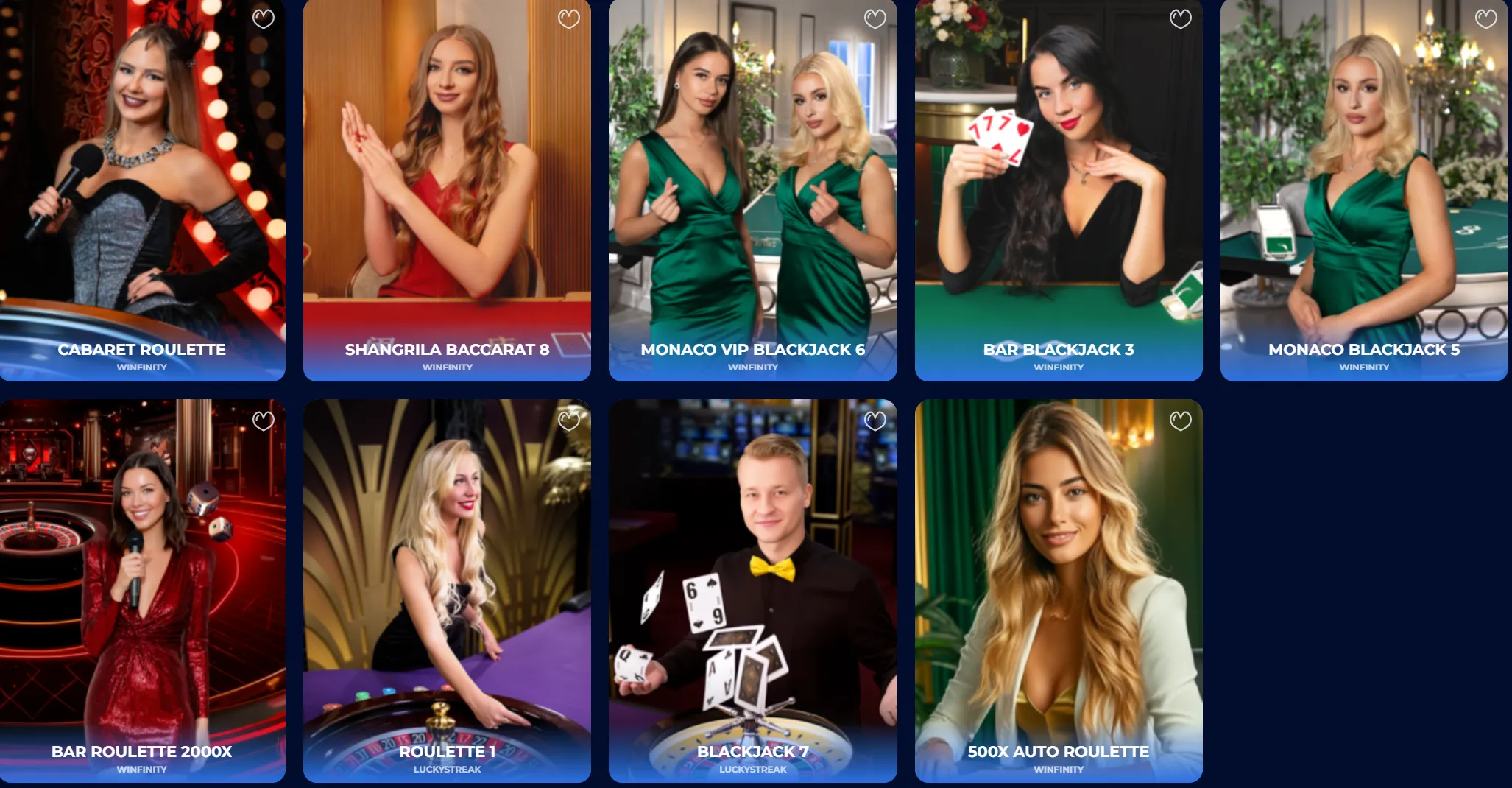 RoyalSpinia Casino live casino games